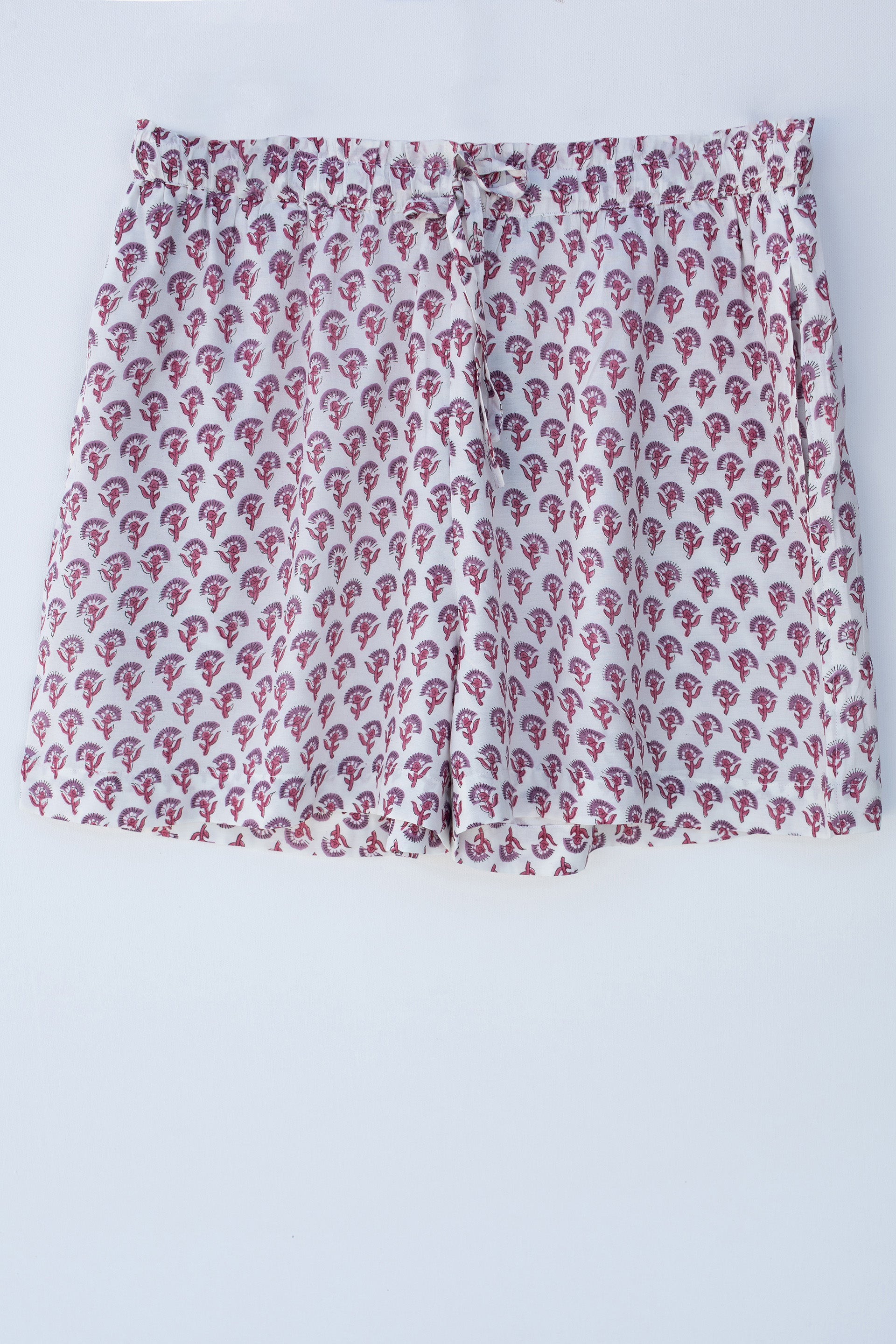 PRINTED COTTON SHORTS