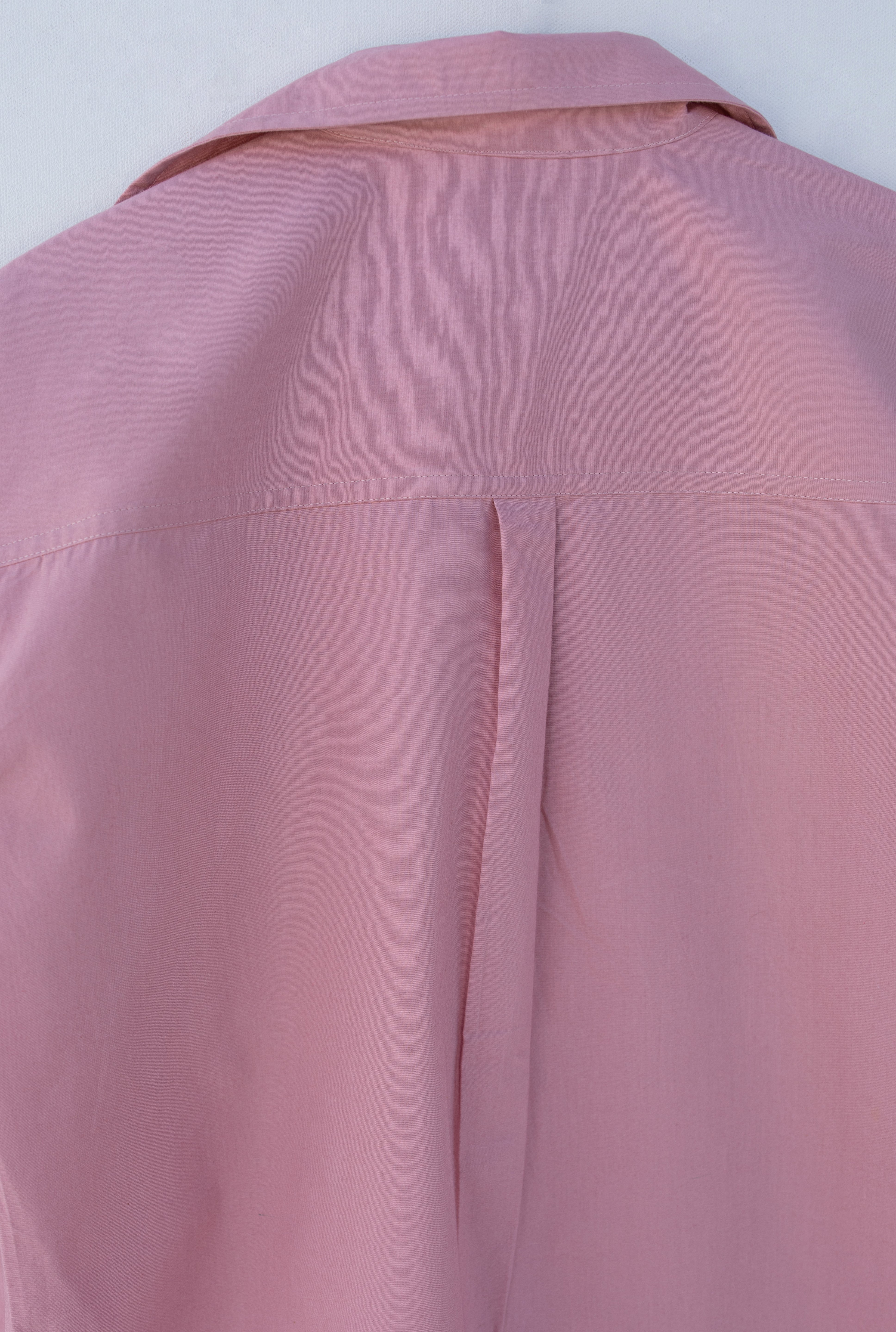 OVERSIZE PINK SHIRT POPLIN